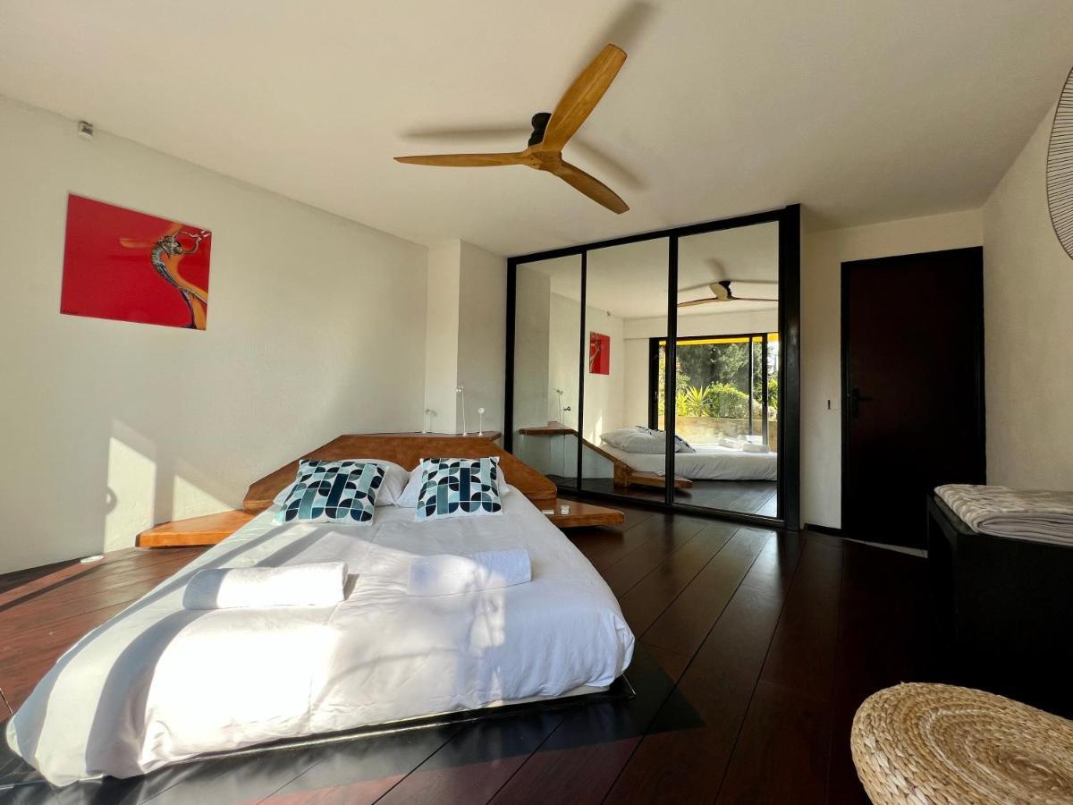"La Villa Bali", En Bord De Mer A 5 Mn Des Plages Avec Piscine A Cascade, Grand Exterieur Unique Sur Le Theme De Bali Six-Fours-les-Plages Dış mekan fotoğraf
